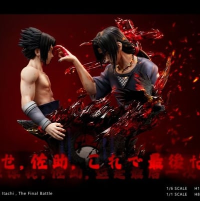 【現貨秒發】火影忍者 名場面胸像系列01 佐助vs鼬 X Toxic-Studio1