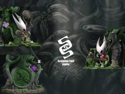 【預購】空洞騎士—絲之歌 畸咒子嗣 X Sculpting Soul塑魂工坊3