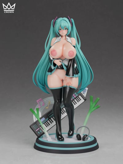 【預購】初音未來 雙版本 初音殿下吃胖了？！X 王冠工作室5