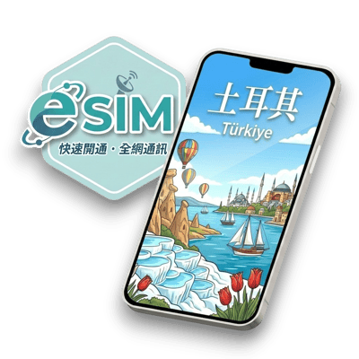 【土耳其】虛擬 eSIM（24H自動發貨）1