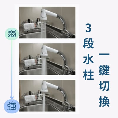 SF-7000 第二代廚房水龍頭過濾器(白色款_手持型)3