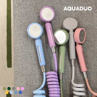 (限量特惠)SF-580 開花系列淨水蓮蓬頭+捲捲美型淋浴軟管3m(組)1