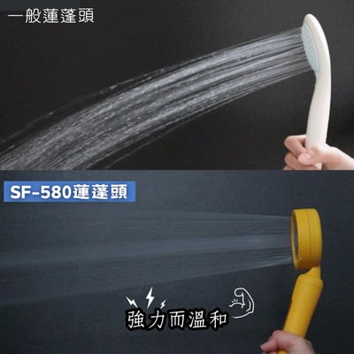 SF-580 開花Blossom蓮蓬頭+淋浴水管 2件套組2