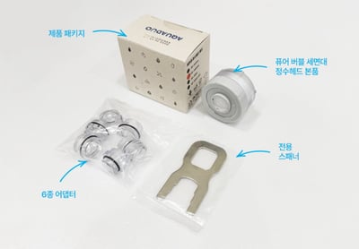 AQUADUO SF-1000FM(BUBBLE)微泡洗臉台過濾器#韓國製造#微氣泡清洗，微泡【Bubble】4