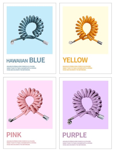 SF-580 開花Blossom蓮蓬頭+淋浴水管 2件套組10