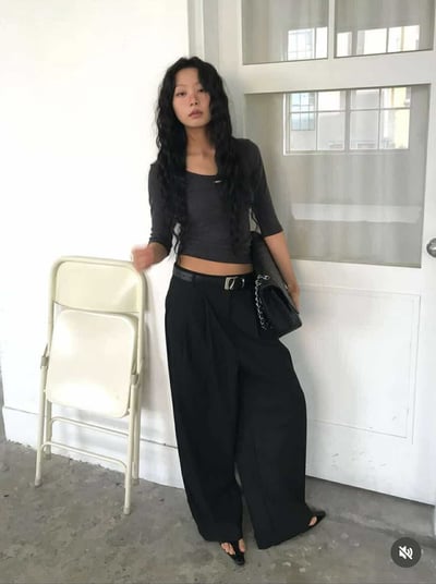 條紋雙摺西裝褲 ( 2色 / 少量現貨 )23