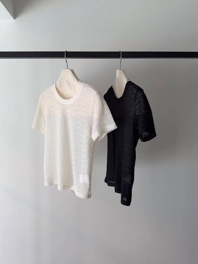 細緻紋路微透TEE  ( 2色 )5