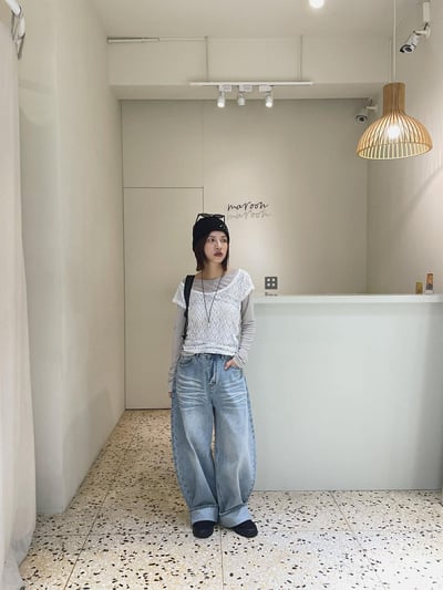 細緻蕾絲兩件式上衣 ( 3色 )9