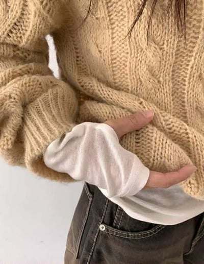 舒服指套設計打底衣 ( 6色 )20