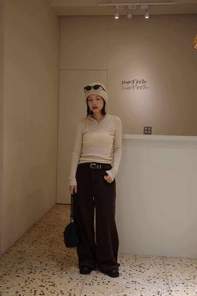 排釦連帽針織上衣 ( 3色 / 少量現貨 )11