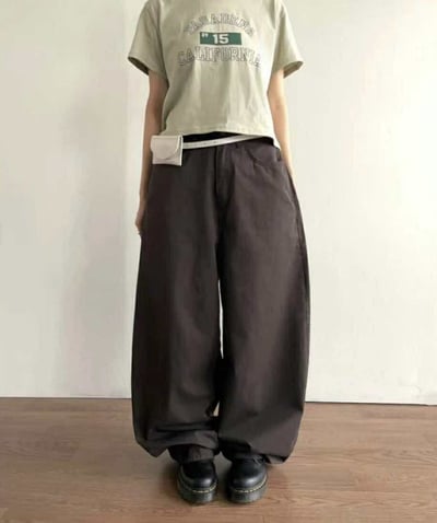 薄料繭型褲 ( 3色 )15