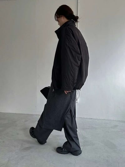 可束素面鋪棉外套 ( 2色 )19