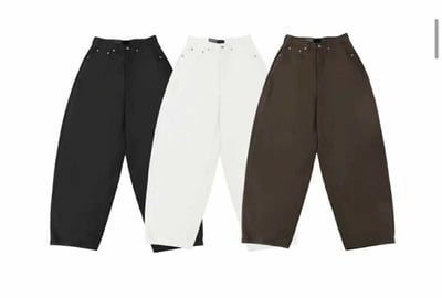 薄料繭型褲 ( 3色 )24