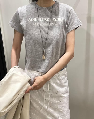 可愛字母短TEE ( 3色 )8