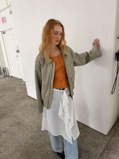 早春多色彈性透膚衫 ( 5色 )3