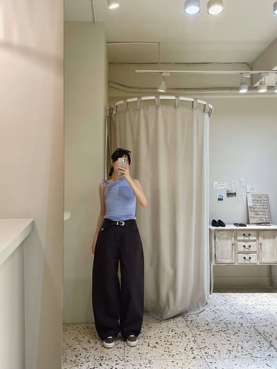 薄料繭型褲 ( 3色 )9