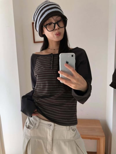 羊毛條紋堆堆帽 ( 5色 / 少量現貨 )3