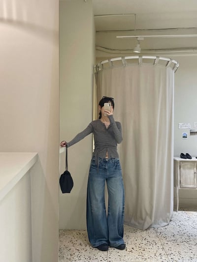 刷痕感細節丹寧褲 ( 少量現貨 )12