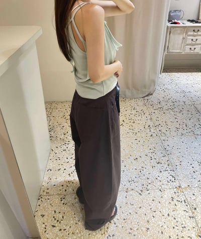 薄料繭型褲 ( 3色 )11