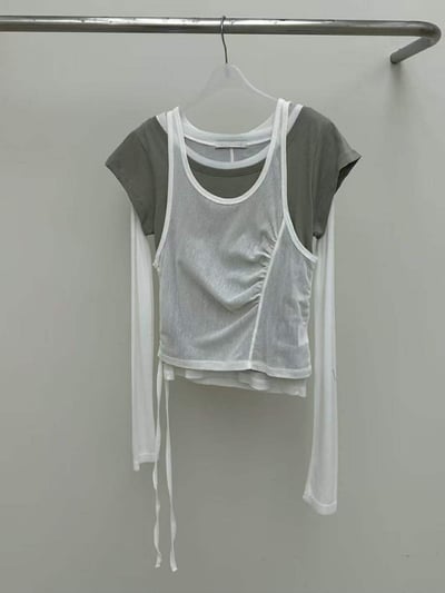 軟紗背心3件組 ( 顏色自行搭配 )20