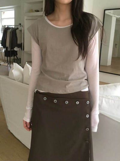 天絲長袖上衣 ( 6色 )11