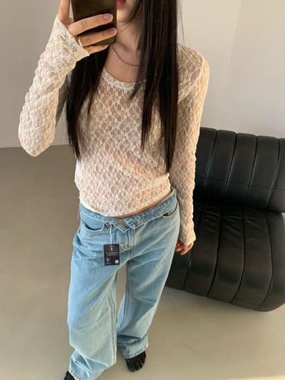 前後兩穿LS長袖上衣 ( 2色 / 少量現貨 )6