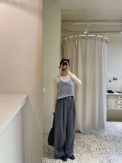 條紋雙摺西裝褲 ( 2色 / 少量現貨 )8