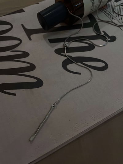 長墜飾銀珠調節長鍊 ( 少量現貨 )6