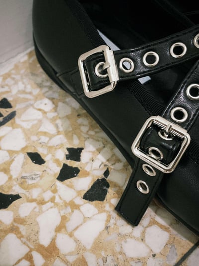 交叉帶芭蕾舞鞋24