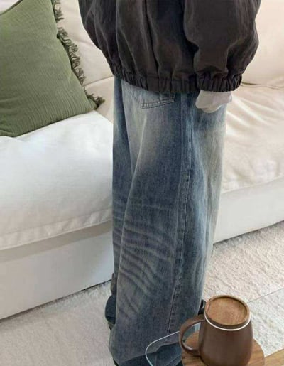 #0179率性刷色丹寧褲 ( 少量現貨 )6