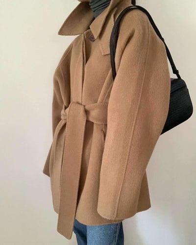 設計師100%羊毛大衣 ( 少量現貨 )2