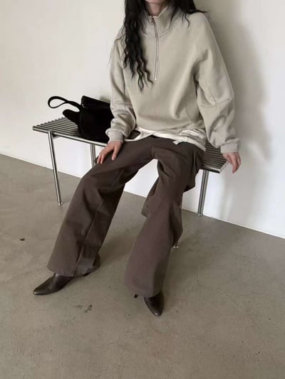 立領拉鍊大學TEE ( 6色 )3