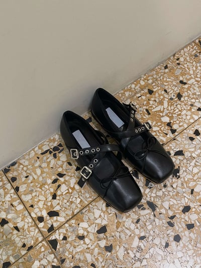 交叉帶芭蕾舞鞋21