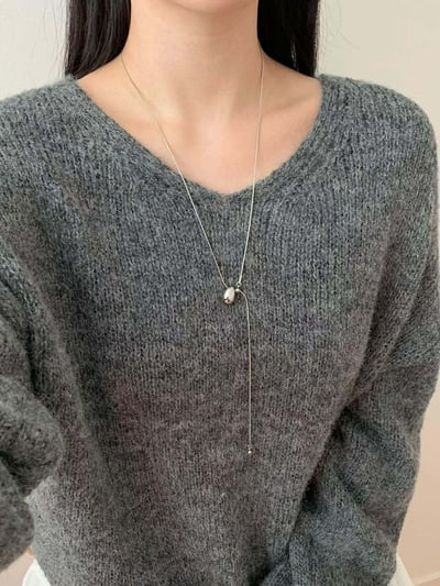 銀色水滴項鍊 ( 少量現貨 )6