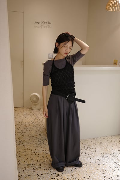 法式5分袖兩穿棉TEE ( 5色 / 少量現貨 )24