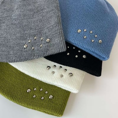 鉚釘造型冷帽 ( 5色 / 少量現貨 )21