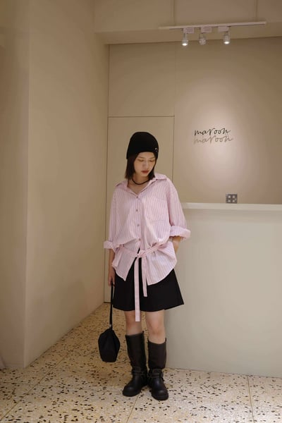 小釦環西裝5分褲 ( 2色 / 少量現貨 )7