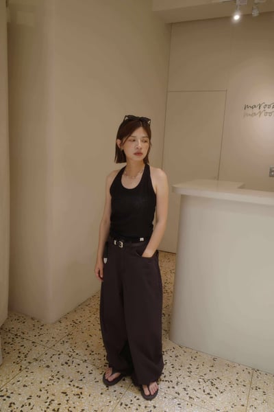 薄料繭型褲 ( 3色 )4