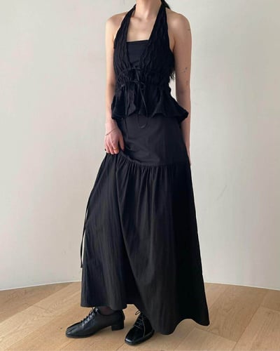 泡泡紗繞頸背心 ( 2色 )6