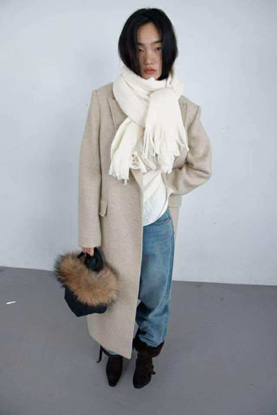 細緻柔軟流蘇圍巾 ( 4色 / 少量現貨 )8