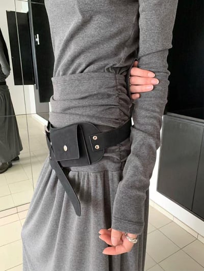 翻蓋小包造型腰帶 ( 2色 )20