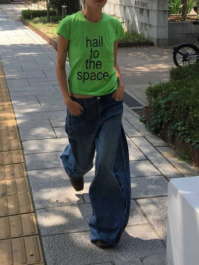 刷痕感細節丹寧褲 ( 少量現貨 )1