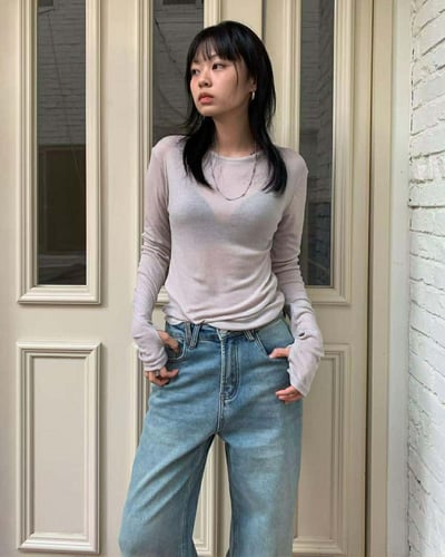 舒服指套設計打底衣 ( 6色 )24