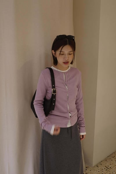 內抽繩舒服長裙 ( 2色 )5