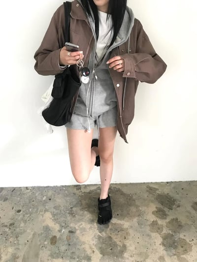 入秋立領夾克 ( 2色 )12