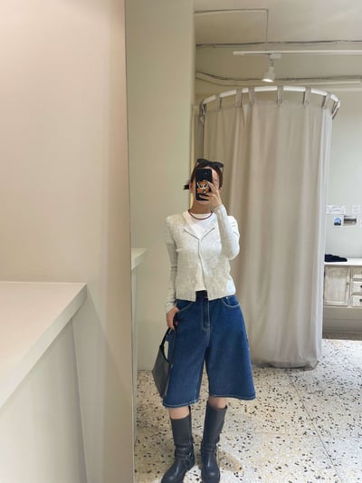 仿舊感釦環中筒靴13