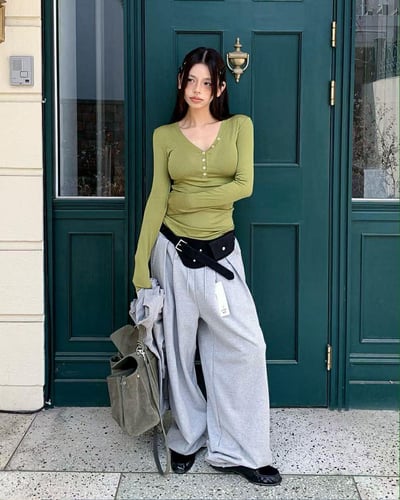 翻蓋小包造型腰帶 ( 2色 )14