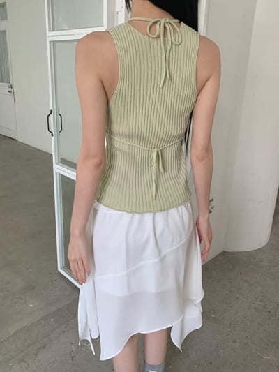 坑條造型背心  ( 3色 )7
