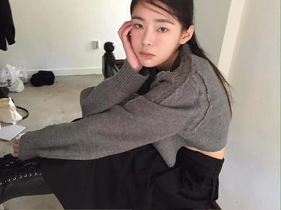 鬚鬚造型圓領針織杉 ( 3色 / 少量現貨 )9