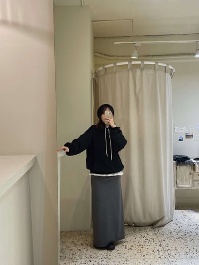 內抽繩舒服長裙 ( 2色 / 少量現貨 )3